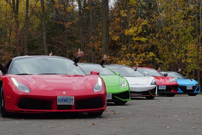 3 Hour Exotic car Tour driving 4 to 5 Super cars - Weather, Timing, and Weather-Backup Reality