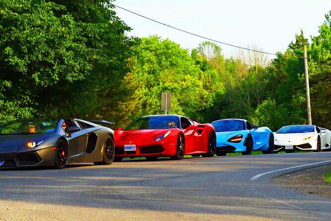 6 Hour Exotic Car Tour driving 6 Super cars + Lunch - Lunch Mid-Tour at an Exclusive Motor Club