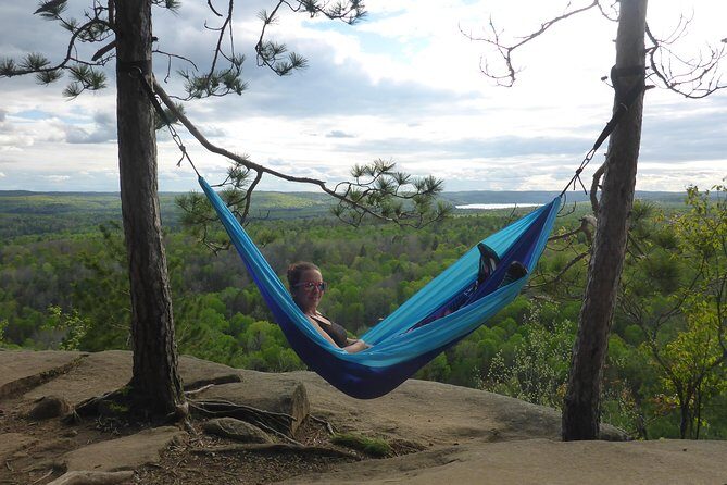 Algonquin Provincial Park Day Tour from Toronto - Stop 1: Ragged Falls (Oxtongue River) and the payoff of a short hike