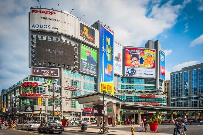 Best of Toronto City Tour with Boat Cruise & CN Tower - The Downtown Driving Loop: Old City Hall to Dundas Square