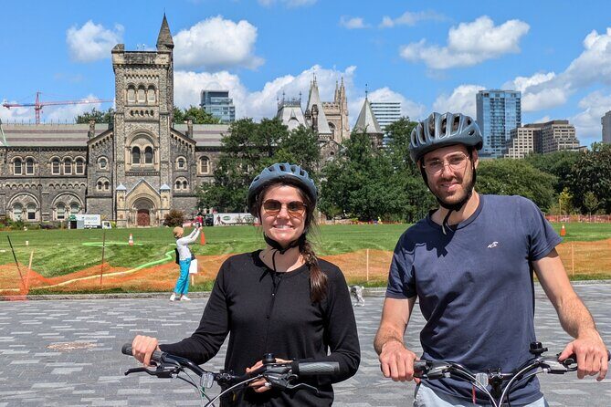 E-bike Toronto's Dynamic Neighbourhoods - CAMH and Trinity Bellwoods: mental health progress meets green-space life
