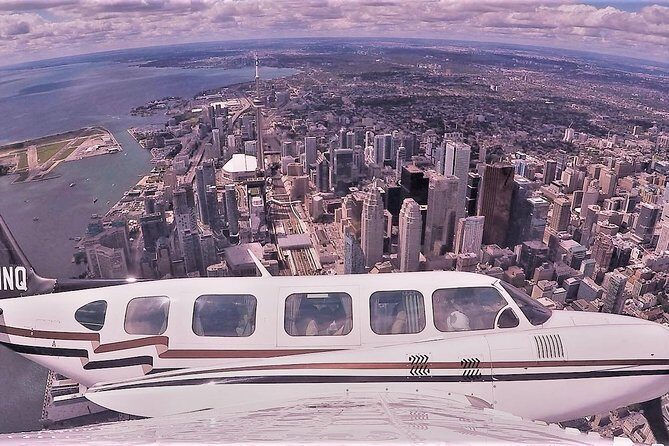 Exhilarating 120km Aerial Tour of Toronto with iflyTOTO - Rogers Centre from above: a second landmark with a different look