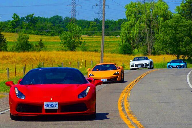 Exotic or Supercar Test Drive on Hamilton Mountain - GTA Exotics meeting point at 9860 RR 20 (and how the start works)