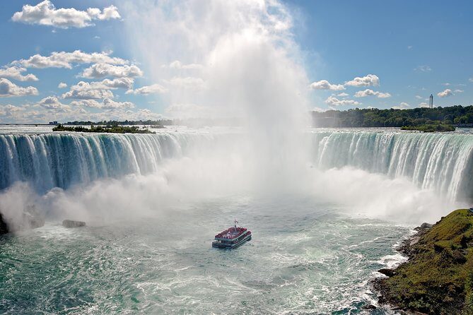 Full-Day Niagara Falls Tour from Toronto w/Boat/JBF/Tower - Hornblower at Niagara City Cruises: the misty close-up add-on