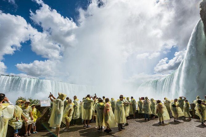 Guided Day Tour to Niagara Falls from Toronto with Boat & Lunch - Table Rock Welcome Centre: your first Horseshoe Falls hit