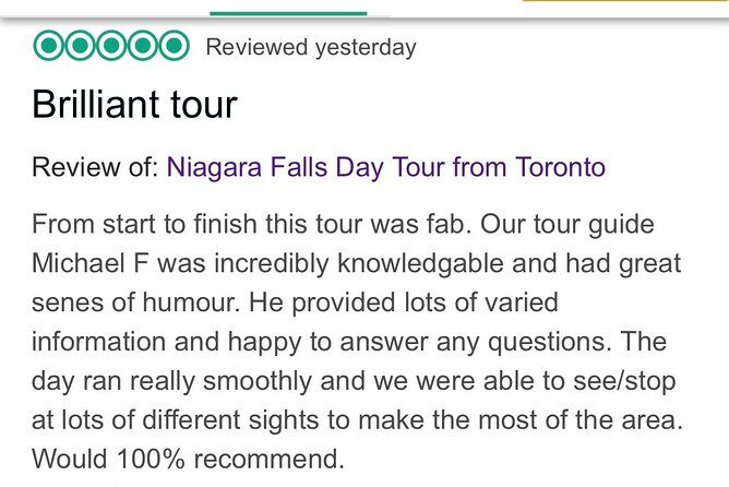 Niagara Day Trip by Micko with Cruise AND/OR Skylon! - The Micko factor: what a great guide does for your day