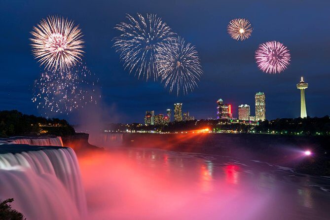 Niagara Falls Day and Evening Tour With Boat Cruise & Dinner (optional) - The day-to-night magic: boat cruise, falls lights, and fireworks
