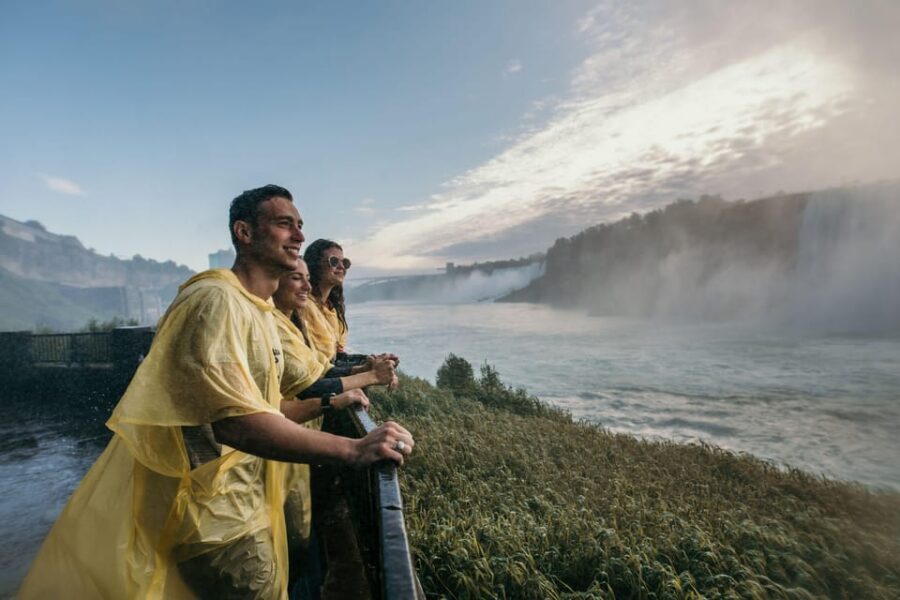 Niagara Falls Day Tour with Boat Ride & Journey Behind Falls - The Canadian side block: free time plus guided Niagara viewpoints