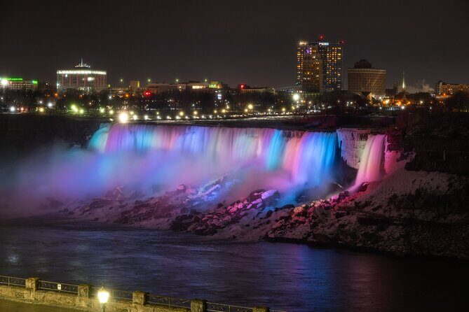 Niagara Falls Evening Tour with Boat, Journey, Dinner & Fireworks - Niagara Falls free time: Clifton Hill, lights, and the art of not rushing yourself