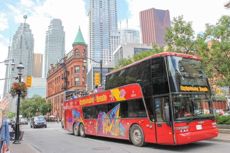 Toronto: City Sightseeing Hop-On Hop-Off Bus Tour - Distillery District for evening stroll energy