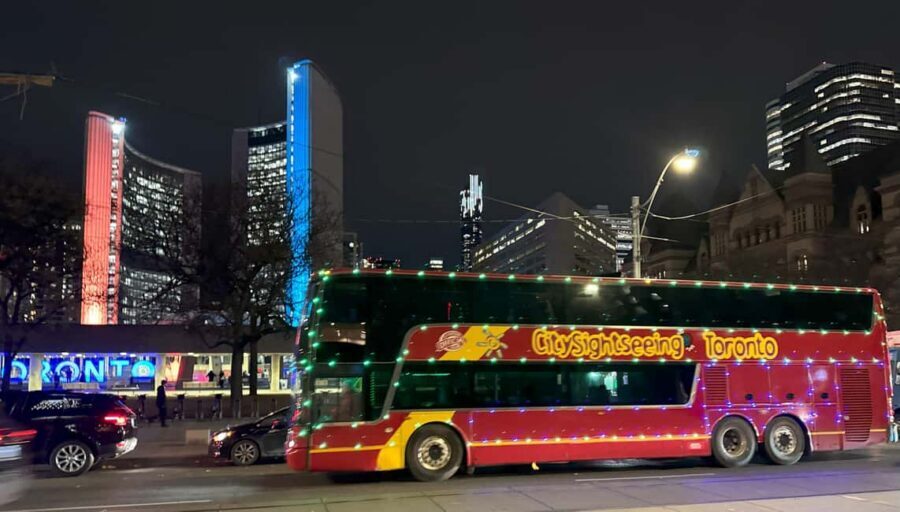Toronto: Festive Lights Bus Tour - Key things to know before you go