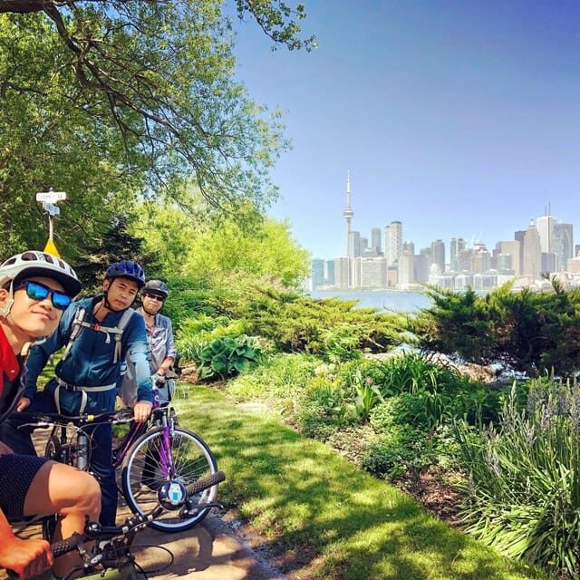 Toronto Islands: Sunrise Breakfast Bicycle Tour - Wards Island on Car-Free Paths, Beaches, and Lagoons