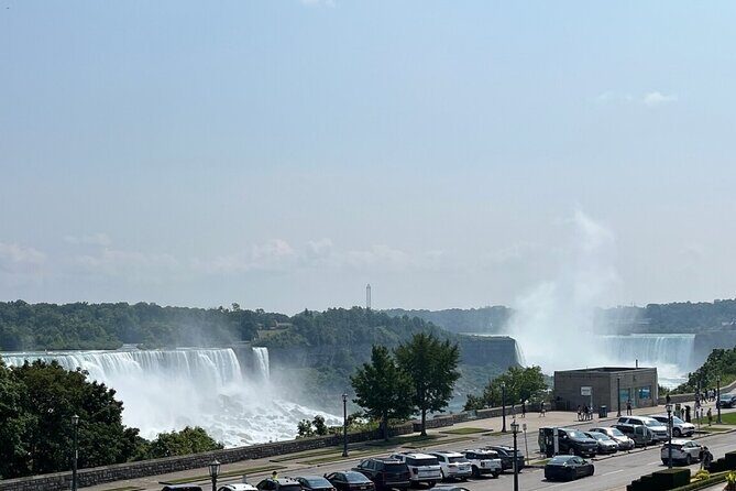 Toronto: Niagara Falls Tour, Boat, Journey Behind Falls & Tower - Skylon Tower at 236 meters: views you can actually process