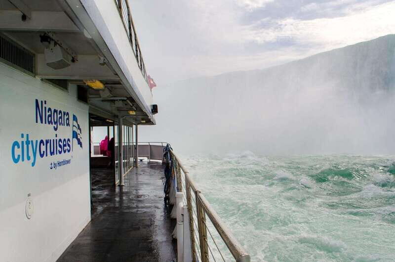 Toronto: Niagara Falls Tour with Boat, Behind Falls & Tower - Hornblower Niagara Cruises: The Mist-and-Thunder Moment