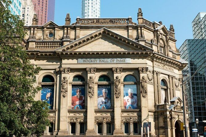 Toronto Old Town: Self-Guided Dark History Walking Game - Hockey Hall of Fame at Brookfield Place: sports history, relocated location