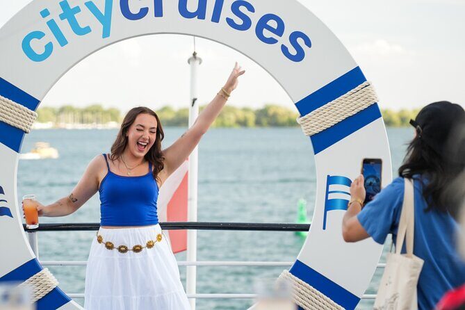 Toronto Premier Lunch Cruise on Odyssey in Toronto Harbour - Toronto Harbour lunch views, minus the weather stress