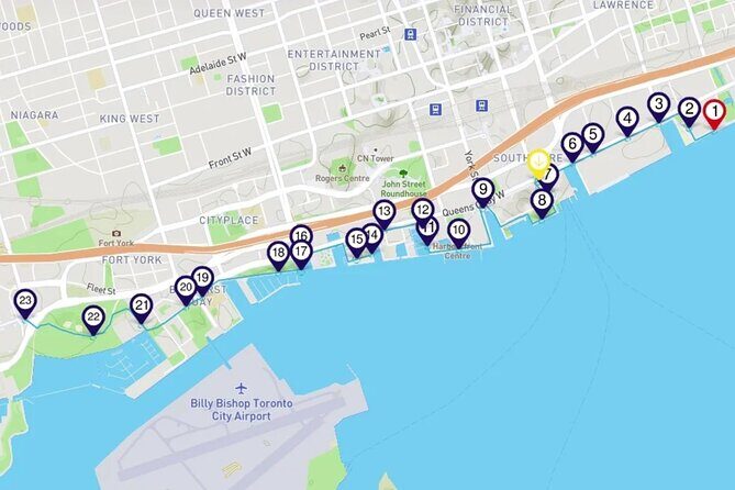 Toronto's Waterfront: a Smartphone Audio Walking Tour - Stop-by-Stop: Sugar Beach to Princes’ Gates